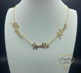 Three Names | Personalized Name Necklace